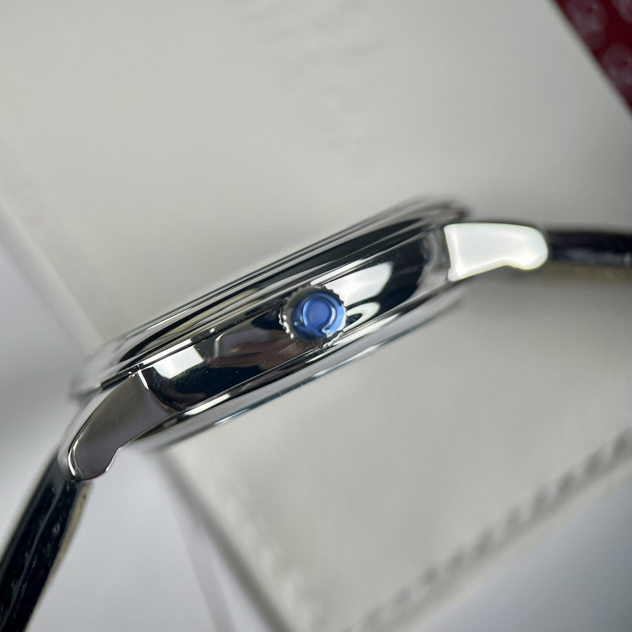 Đồng hồ fake cao cấp Omega Deville Co-Axial Chronometer nam máy cơ dây da đen 40mm Đồng hồ fake cao cấp Omega Deville Co-Axial Chronometer nam máy cơ dây da đen 40mm