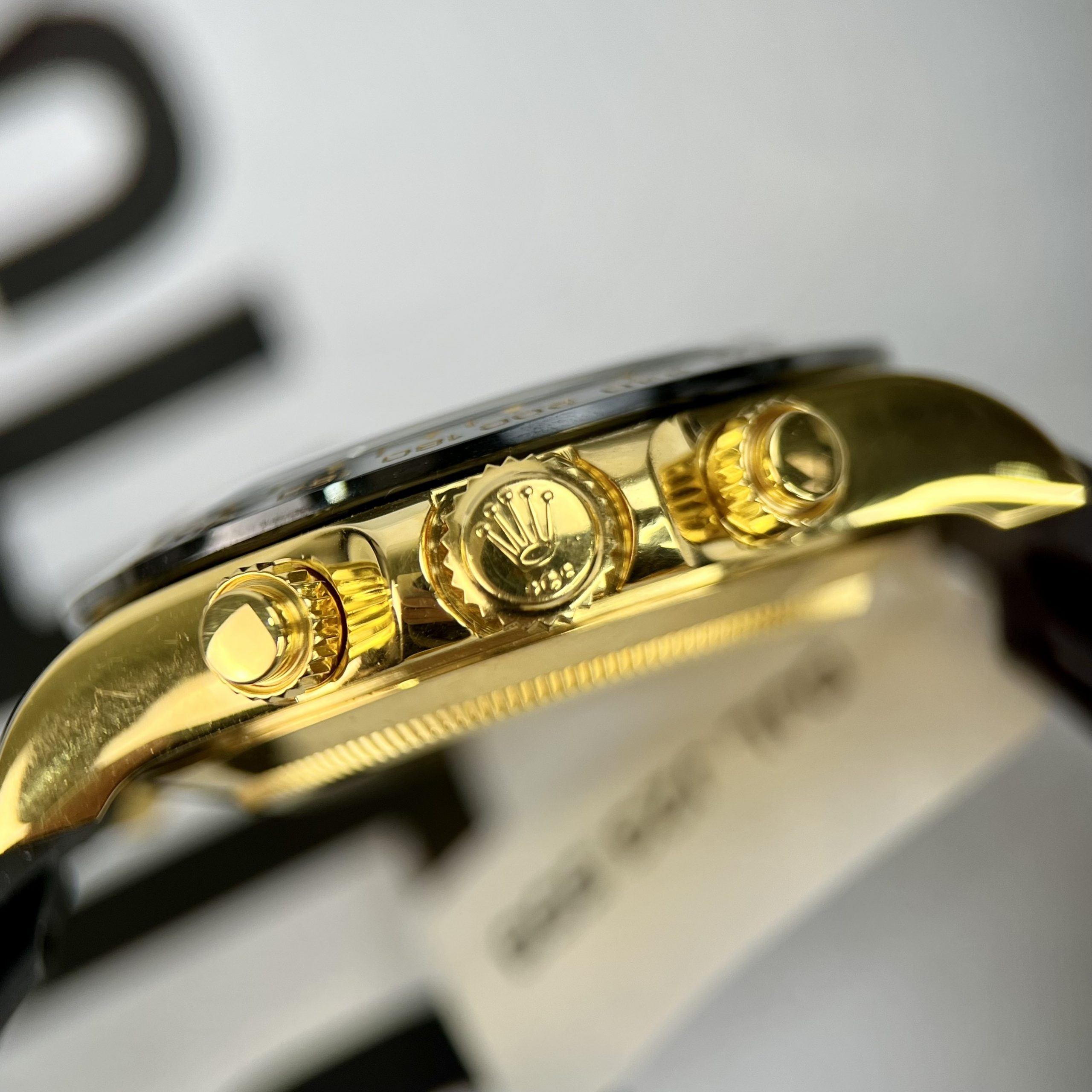 Đồng hồ Rolex Daytona mặt thiên thạch nam máy cơ Automatic dây cao su replica 1:1 cao cấp 40mm Đồng hồ Rolex Daytona mặt thiên thạch nam máy cơ Automatic dây cao su replica 1:1 cao cấp 40mm