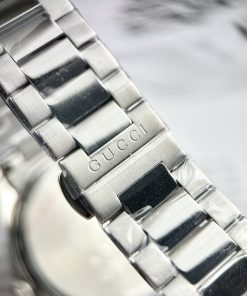 Đồng Hồ Gucci Ong Dây Kim Loại Mặt Đen Like Auth 28/38mm