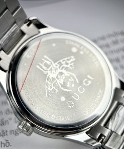 Đồng Hồ Gucci Ong Dây Kim Loại Mặt Đen Like Auth 28/38mm