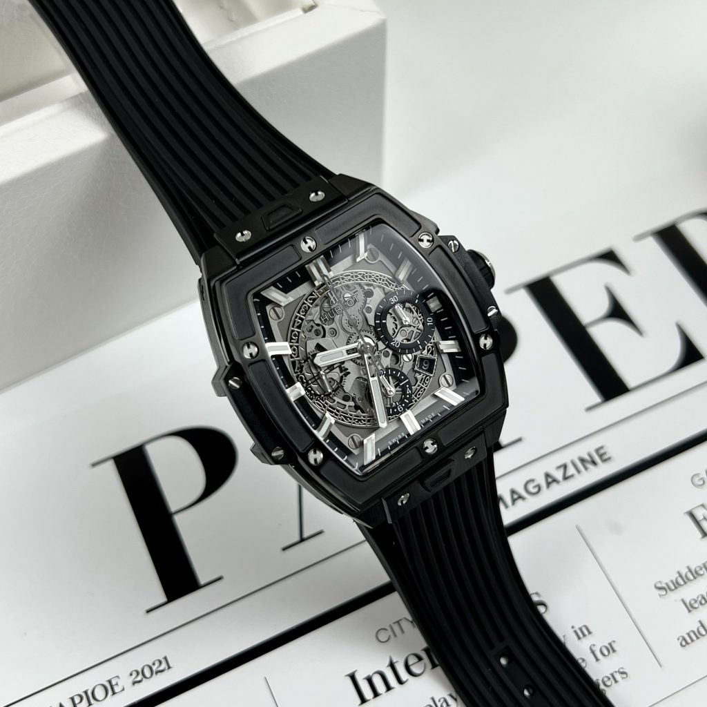 Đồng hồ Hublot Spirit Of Big Bang Titanium Black Replica 1:1 Cao Cấp 42mm