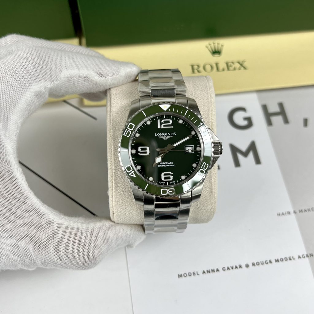 Đồng hồ nam dây kim loại Longines Hydroconquest fake cao cấp 43mm