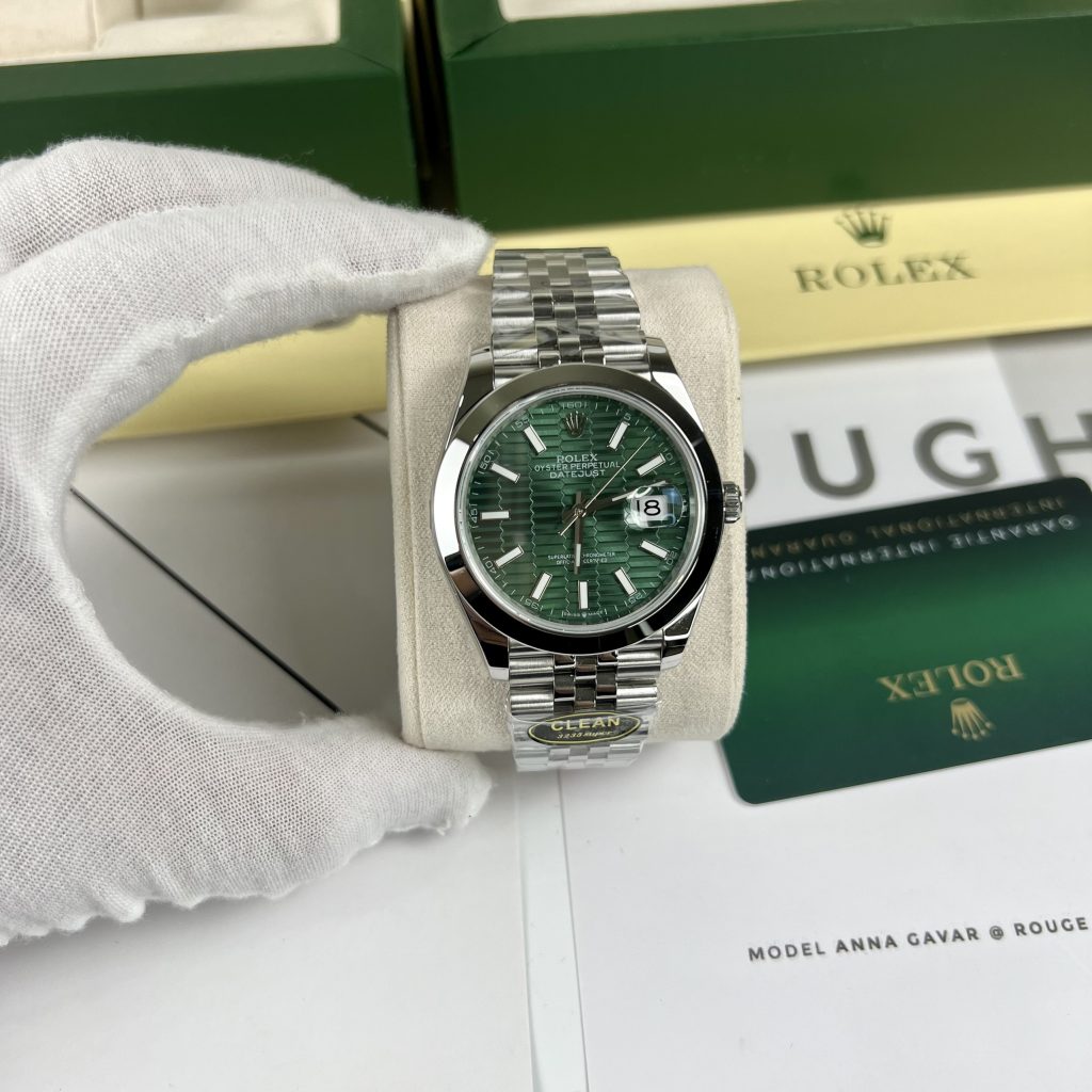 Đồng Hồ Cơ Nam Rolex DateJust Clean Factory Replica 1:1 Cao Cấp 41mm