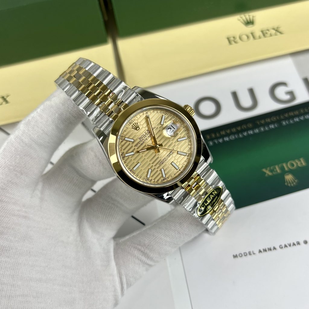 Đồng Hồ Rolex DateJust Nam Máy Cơ Clean Factory Replica 1:1 Cao Cấp 41mm