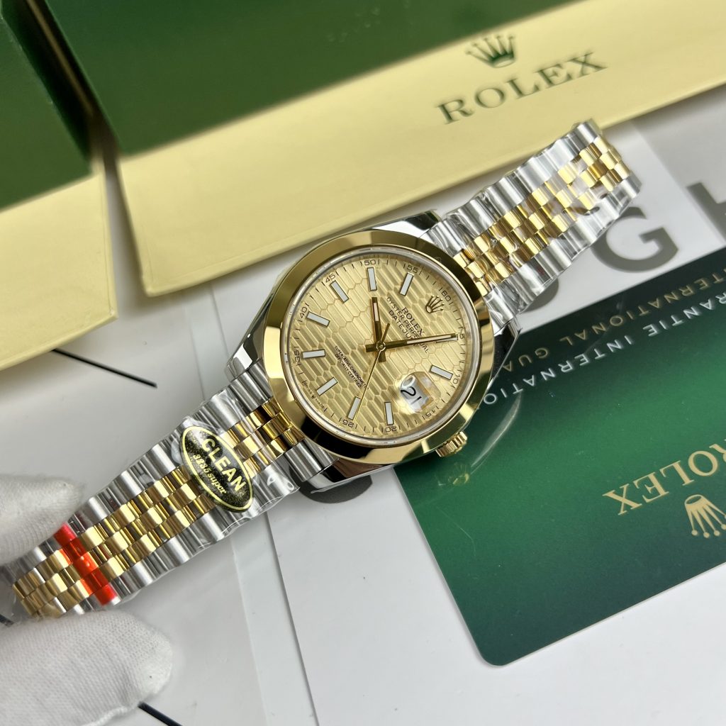 Đồng Hồ Rolex DateJust Nam Máy Cơ Clean Factory Replica 1:1 Cao Cấp 41mm