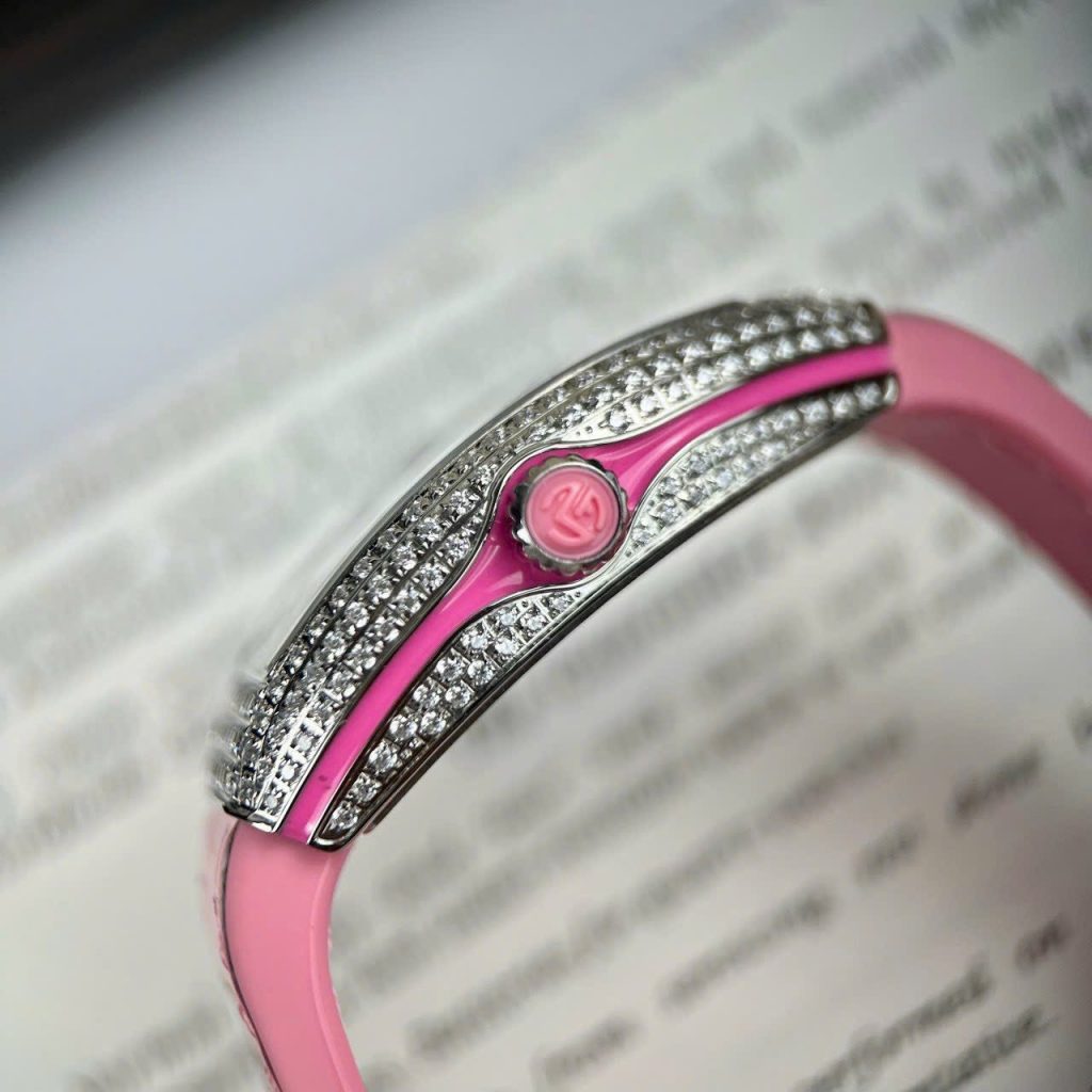 Đồng hồ nữ Franck Muller V32 ABF thuỵ sỹ màu hồng cá tính 36mm