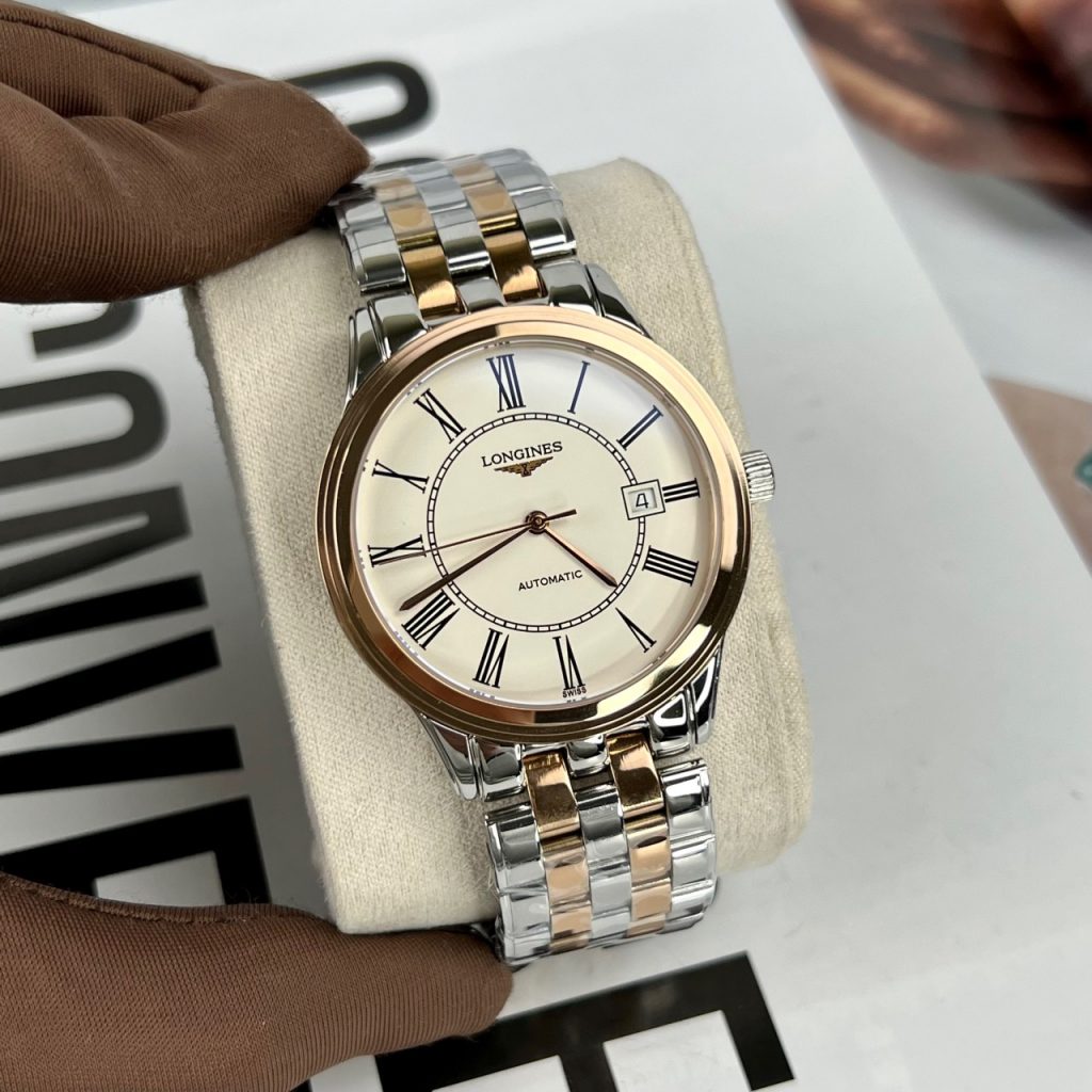 Đồng hồ cơ nam Longines Presence super fake 1:1 cao cấp 38.5mm