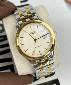 Đồng hồ cơ nam Longines Presence màu demi fake cao cấp 38.5mm