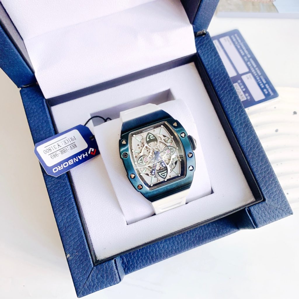 Đồng hồ Hanboro By Huboler nam máy cơ chính hãng 40mm