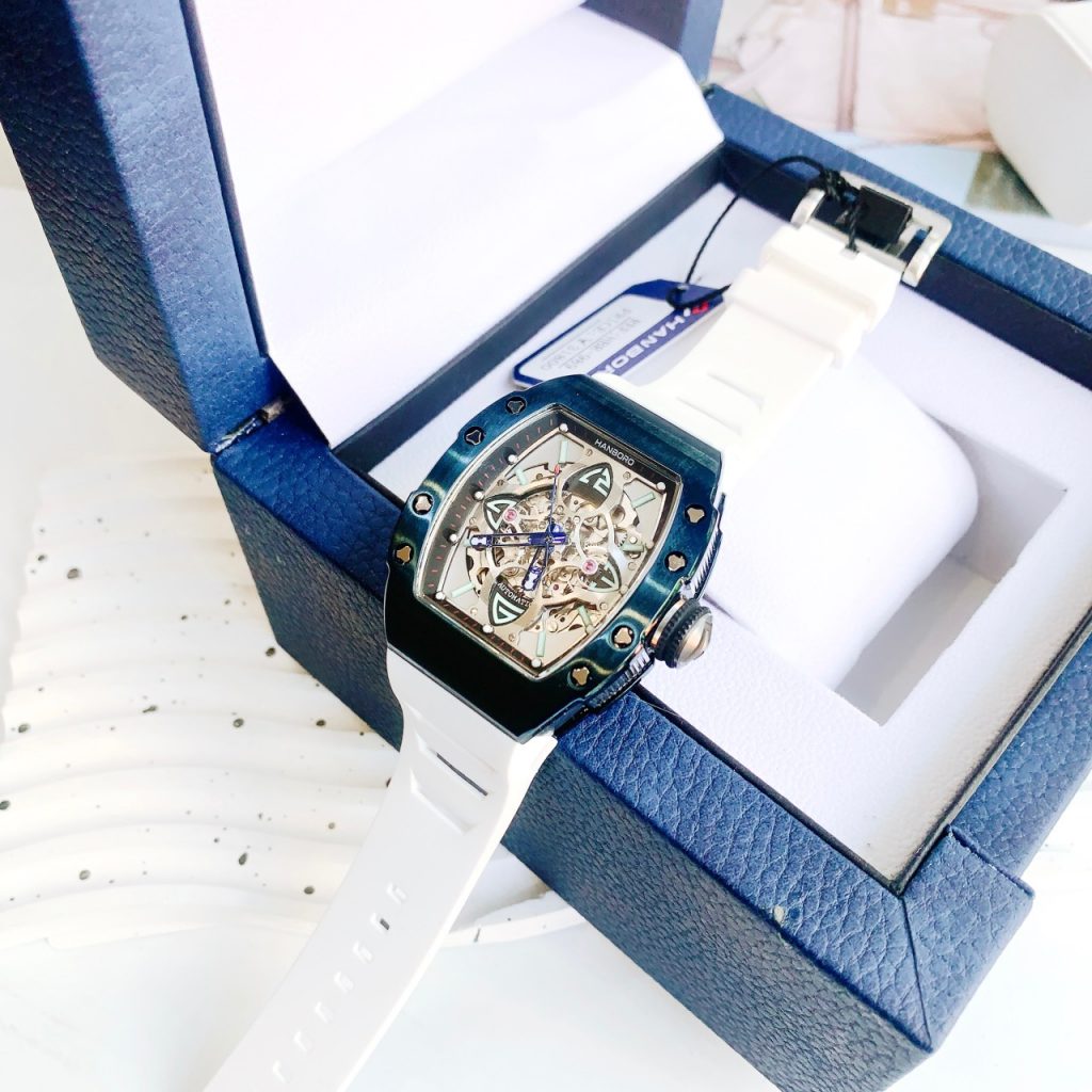 Đồng hồ Hanboro By Huboler nam máy cơ chính hãng 40mm