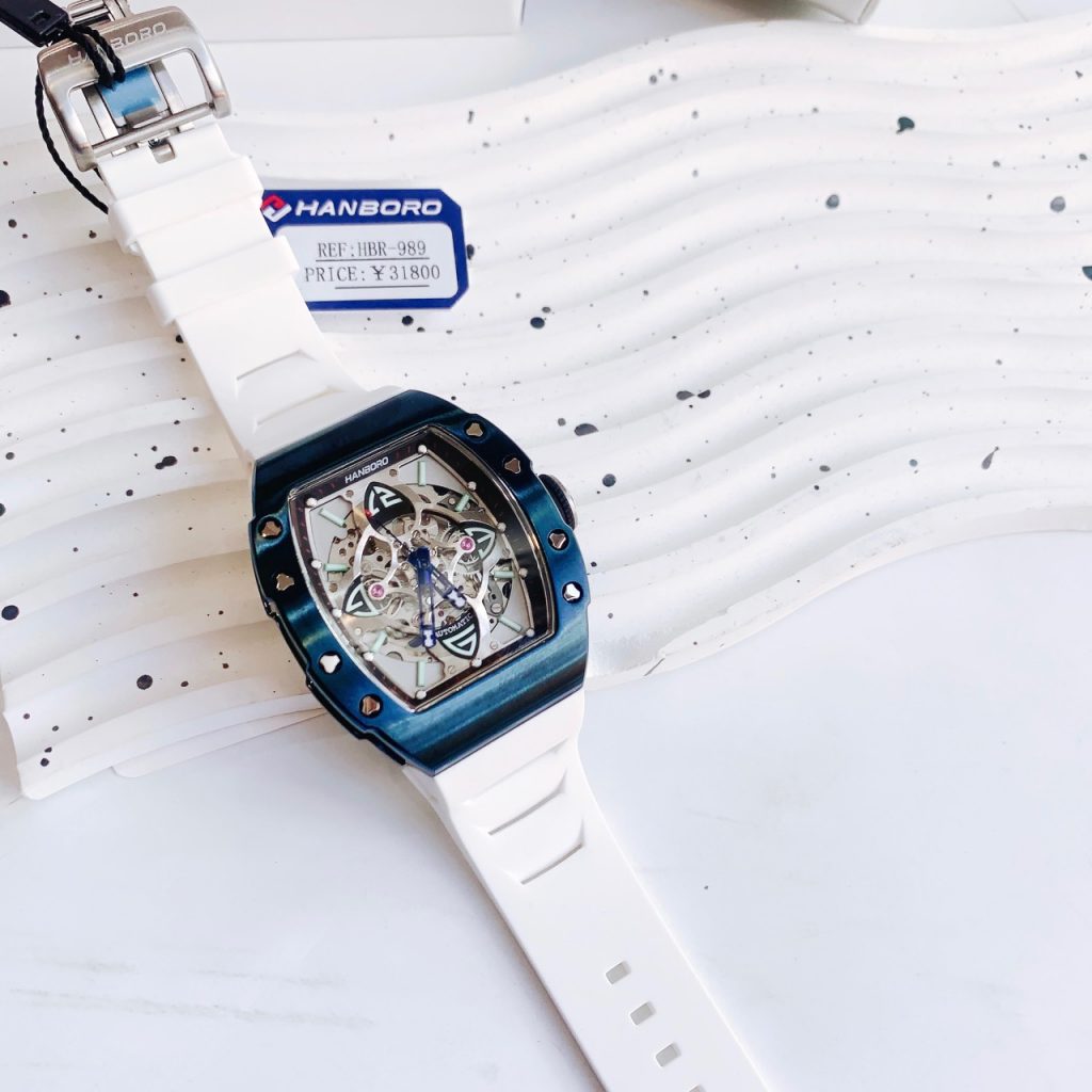 Đồng hồ Hanboro By Huboler nam máy cơ chính hãng 40mm
