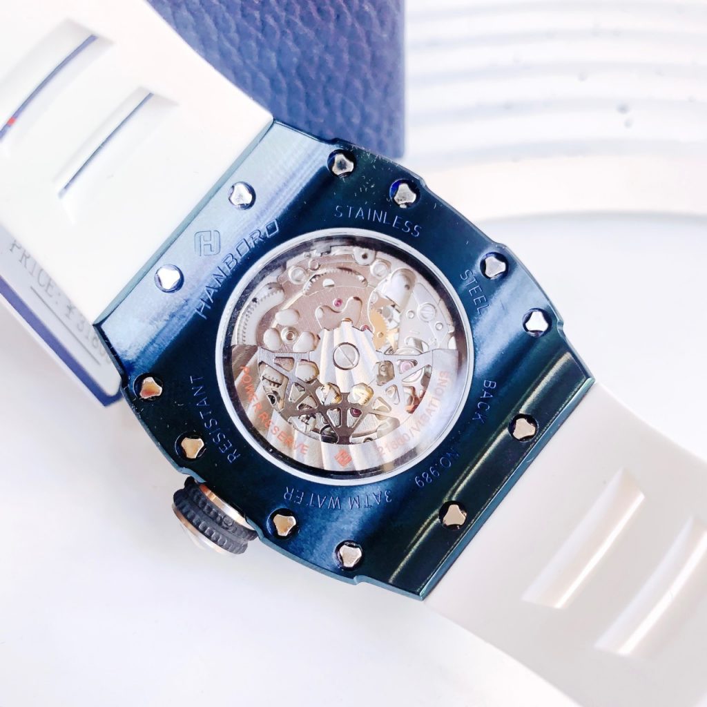 Đồng hồ Hanboro By Huboler nam máy cơ chính hãng 40mm