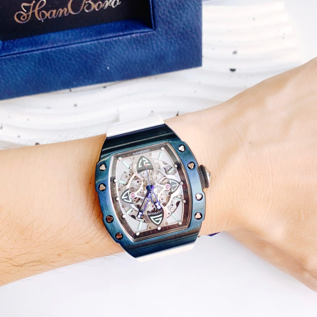 Đồng hồ Hanboro By Huboler nam máy cơ chính hãng 40mm