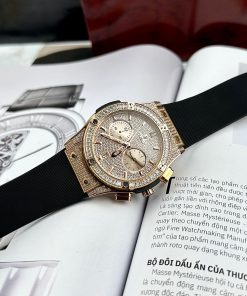 Đồng hồ Hublot Big Bang nam đính full đá super fake 42mm