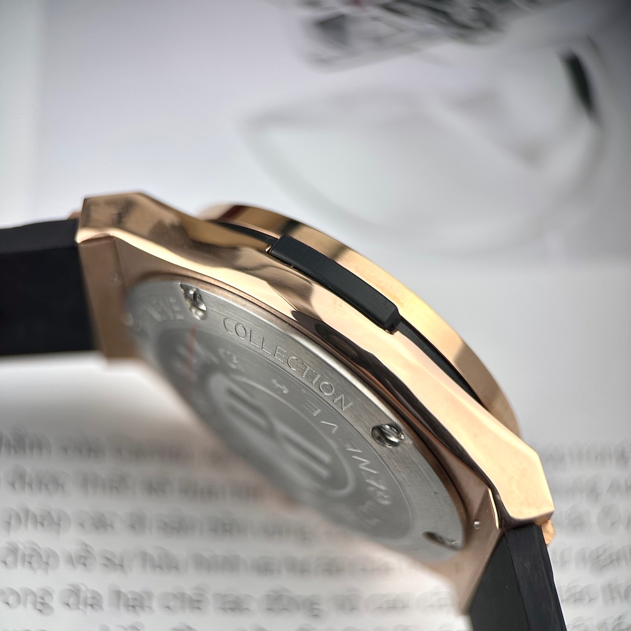 Đồng hồ Hublot Big Bang nam đính full đá super fake 42mm Đồng hồ Hublot Big Bang nam đính full đá super fake 42mm