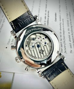 Đồng hồ Patek Philippe sun and moon nam máy lộ cơ Automatic fake cao cấp 40mm
