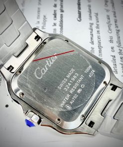 Đồng hồ Cartier Santos nam máy cơ Automatic super fake 1:1 40mm