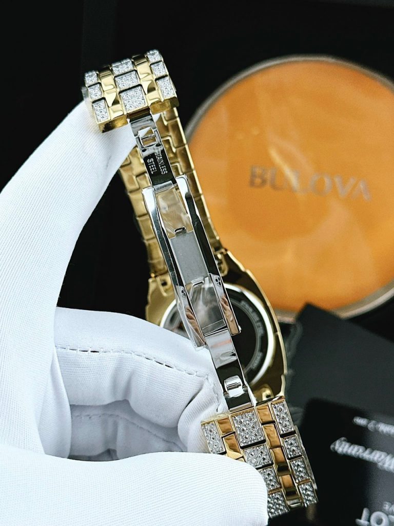 Đồng Hồ Bulova 98B323 Like Auth Nam Dây Kim Loại 42mm (2)
