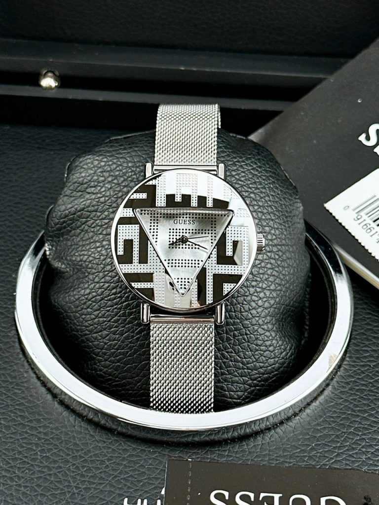 Đồng Hồ Guess GW0527l1 Nữ Dây Mesh Silver Like Auth 36mm (2)