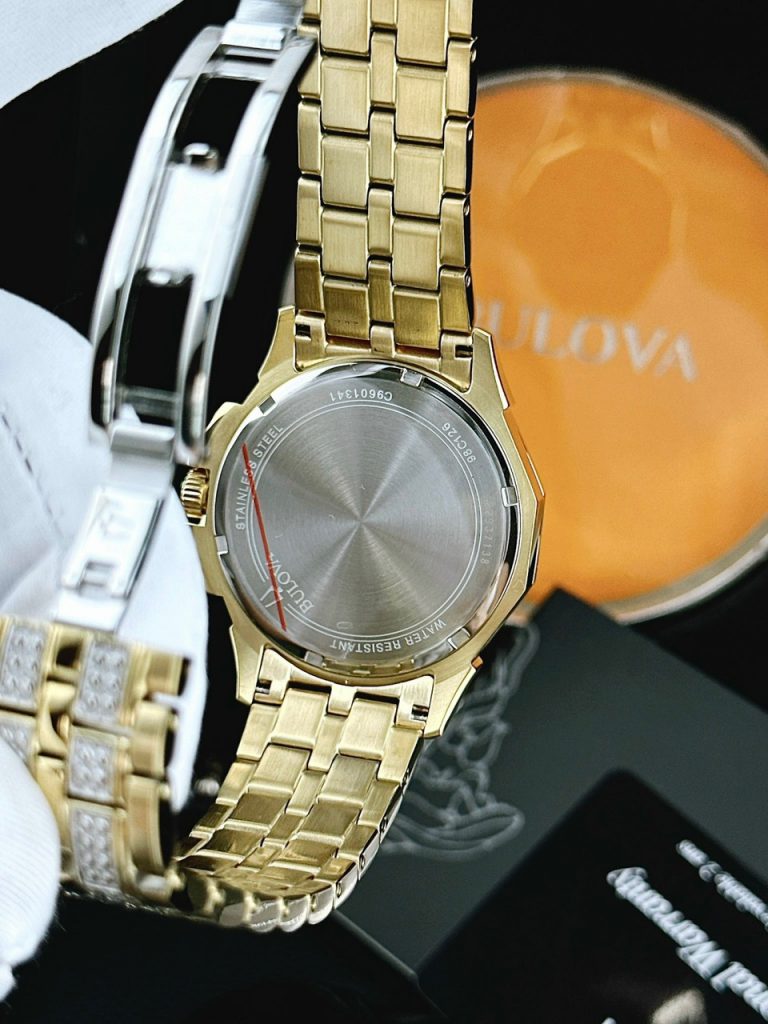Đồng Hồ Nam Bulova 96C126 Đính Đá Like Auth 42mm (2)