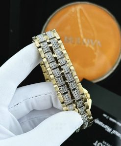 Đồng Hồ Nam Bulova 96C126 Đính Đá Like Auth 42mm (2)