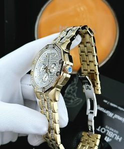 Đồng Hồ Nam Bulova 96C126 Đính Đá Like Auth 42mm (2)