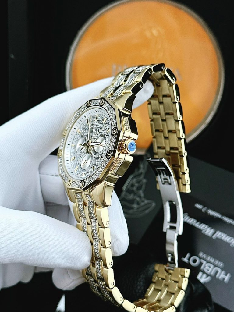 Đồng Hồ Nam Bulova 96C126 Đính Đá Like Auth 42mm (2)
