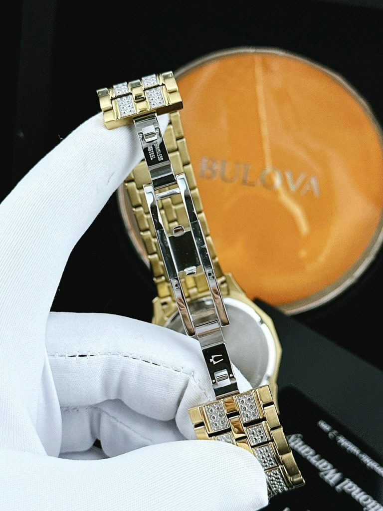 Đồng Hồ Nam Bulova 96C126 Đính Đá Like Auth 42mm (2)