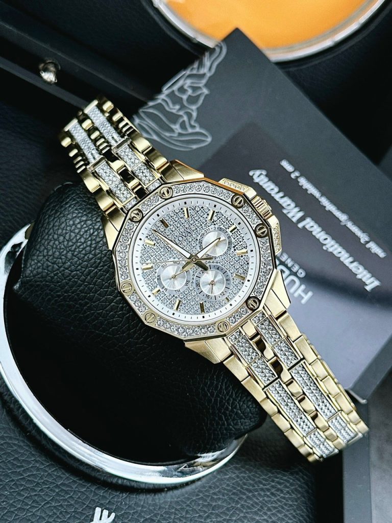 Đồng Hồ Nam Bulova 96C126 Đính Đá Like Auth 42mm (2)