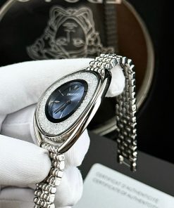 Đồng Hồ Swarovski Crystalline Oval Silver Nữ Dây Kim Loại 36mm (2)