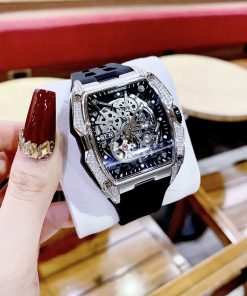 Đồng hồ chính hãng Hanboro By Huboler nam máy lộ cơ 40x48mm (4)