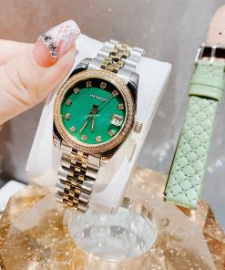 Đồng hồ nữ Hanboro By Huboler đính đá chính hãng 32mm (8)