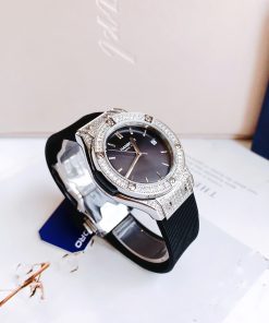 Đồng hồ nữ chính hãng Hanboro dây cao su 33mm (4)