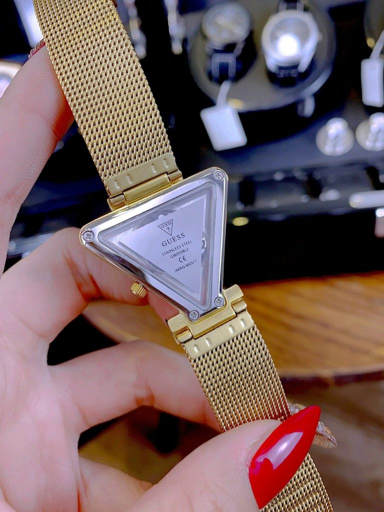 Đồng Hồ Guess Triangle Gw0508l2 Màu Gold Like Auth 34mm (2)