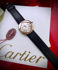 Đồng hồ Cartier Pebble Re-Edition Fake cao cấp nam màu Rose Gold 36mm (2)