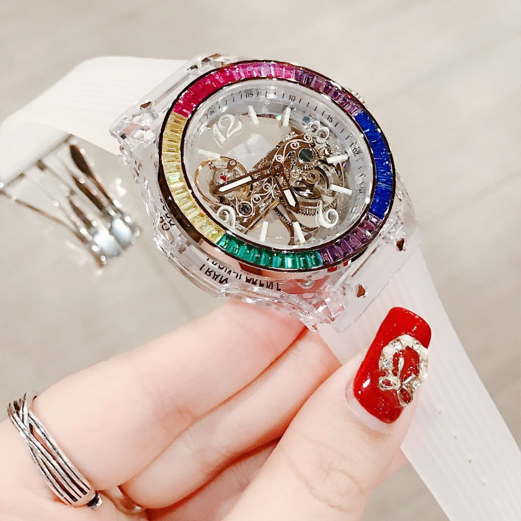 Đồng hồ Hanboro By Huboler Unisex máy lộ cơ 43mm (2)