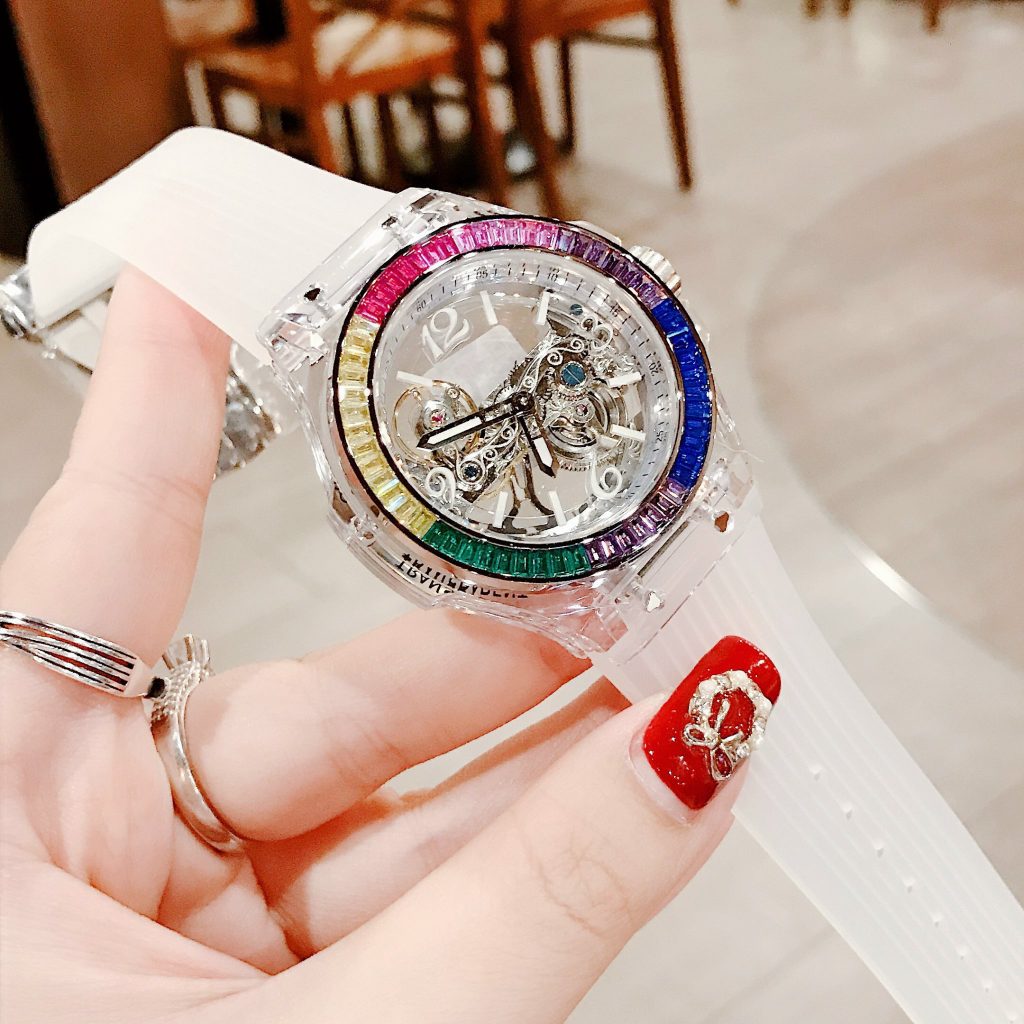 Đồng hồ Hanboro By Huboler Unisex máy lộ cơ 43mm (2)