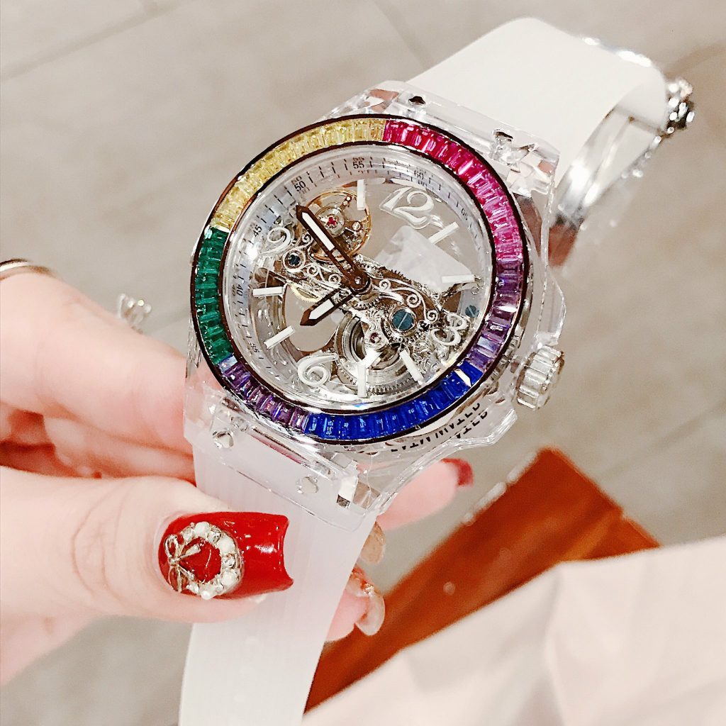 Đồng hồ Hanboro By Huboler Unisex máy lộ cơ 43mm (2)