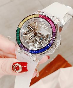 Đồng hồ Hanboro By Huboler Unisex máy lộ cơ 43mm (2)