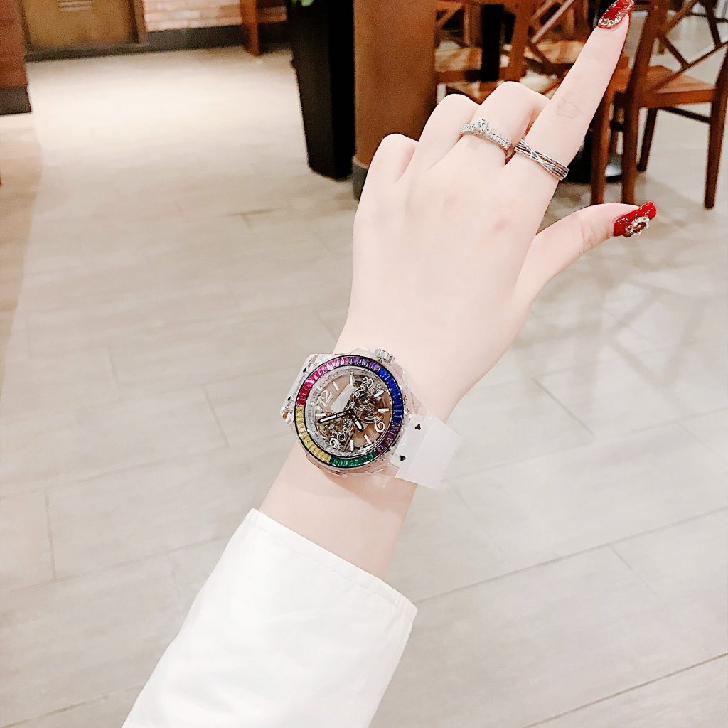 Đồng hồ Hanboro By Huboler Unisex máy lộ cơ 43mm (2)