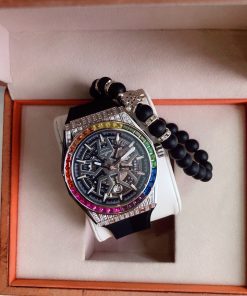 Đồng hồ Hanboro By Huboler chính hãng nam đính đá 42mm