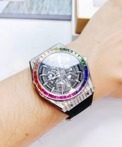 Đồng hồ Hanboro By Huboler chính hãng nam đính đá 42mm (2)