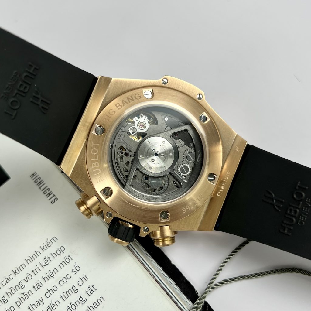 Đồng hồ Hublot Big Bang Unico King Gold đính đá Replica 11 45mm (2)