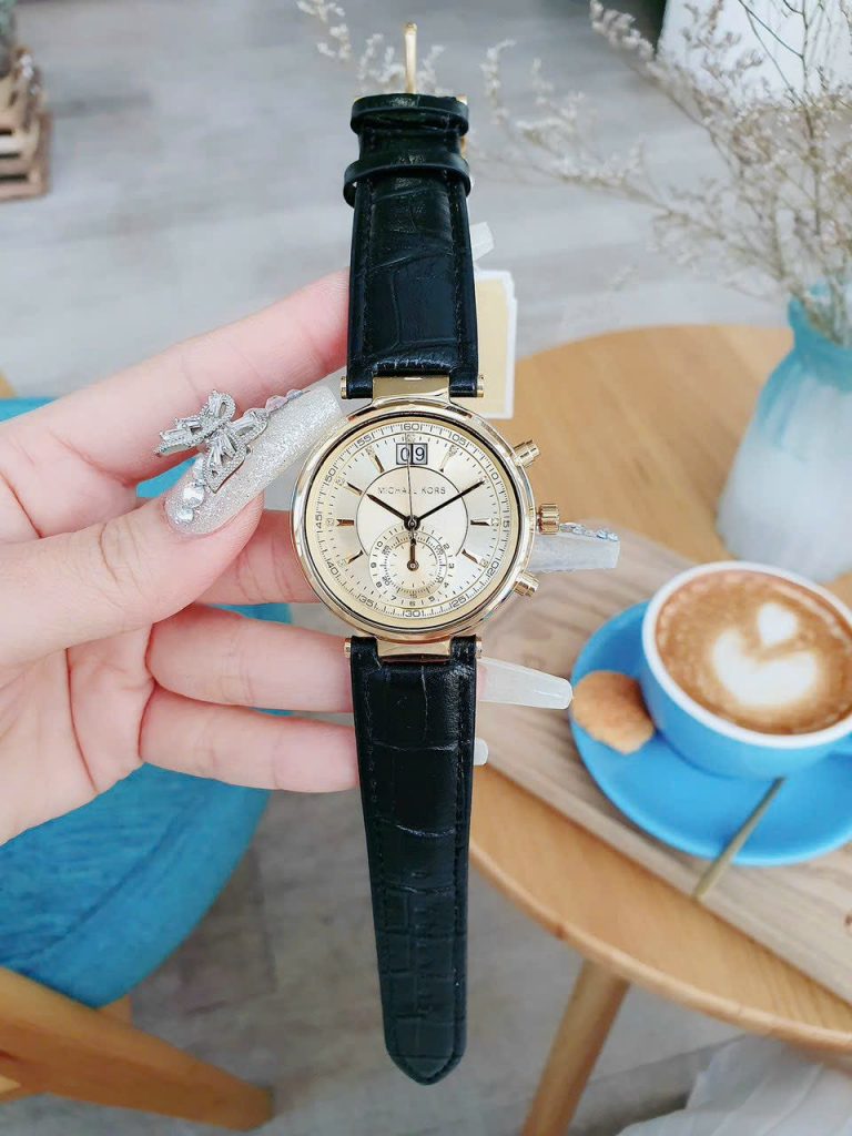 Đồng hồ Michael Kors MK2433 Like Auth nữ dây da 38mm (2)