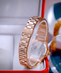 Đồng hồ Patek Philippe nữ Nautilus rose gold mặt xám đính đá máy pin rẻ 32mm