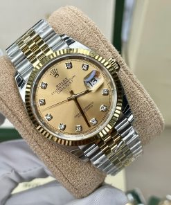 Đồng hồ Rolex DateJust Replica 11 nam dây kim loại 41mm (2)