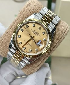 Đồng hồ Rolex DateJust Replica 11 nam dây kim loại 41mm (2)