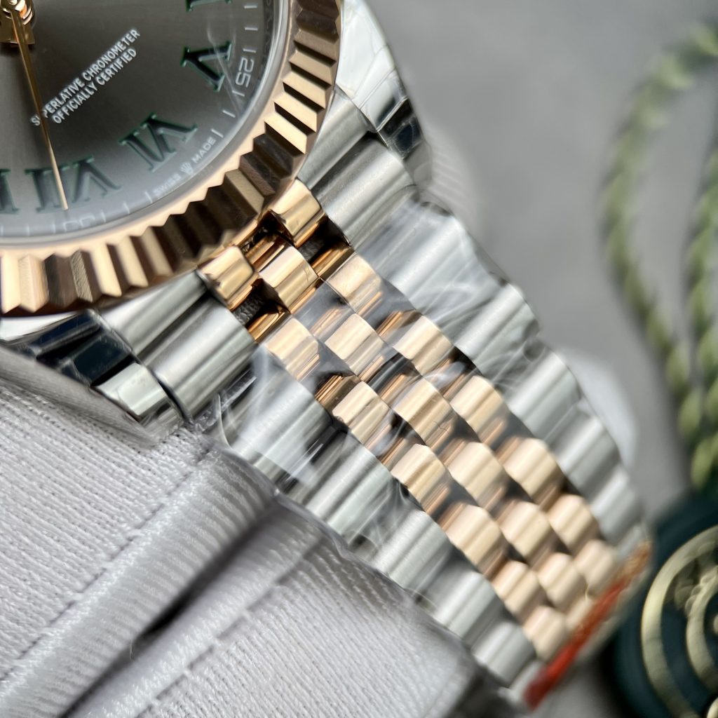 Đồng hồ Rolex DateJust nam cọc số la mã Rep 11 EW Factory 41mm (2)