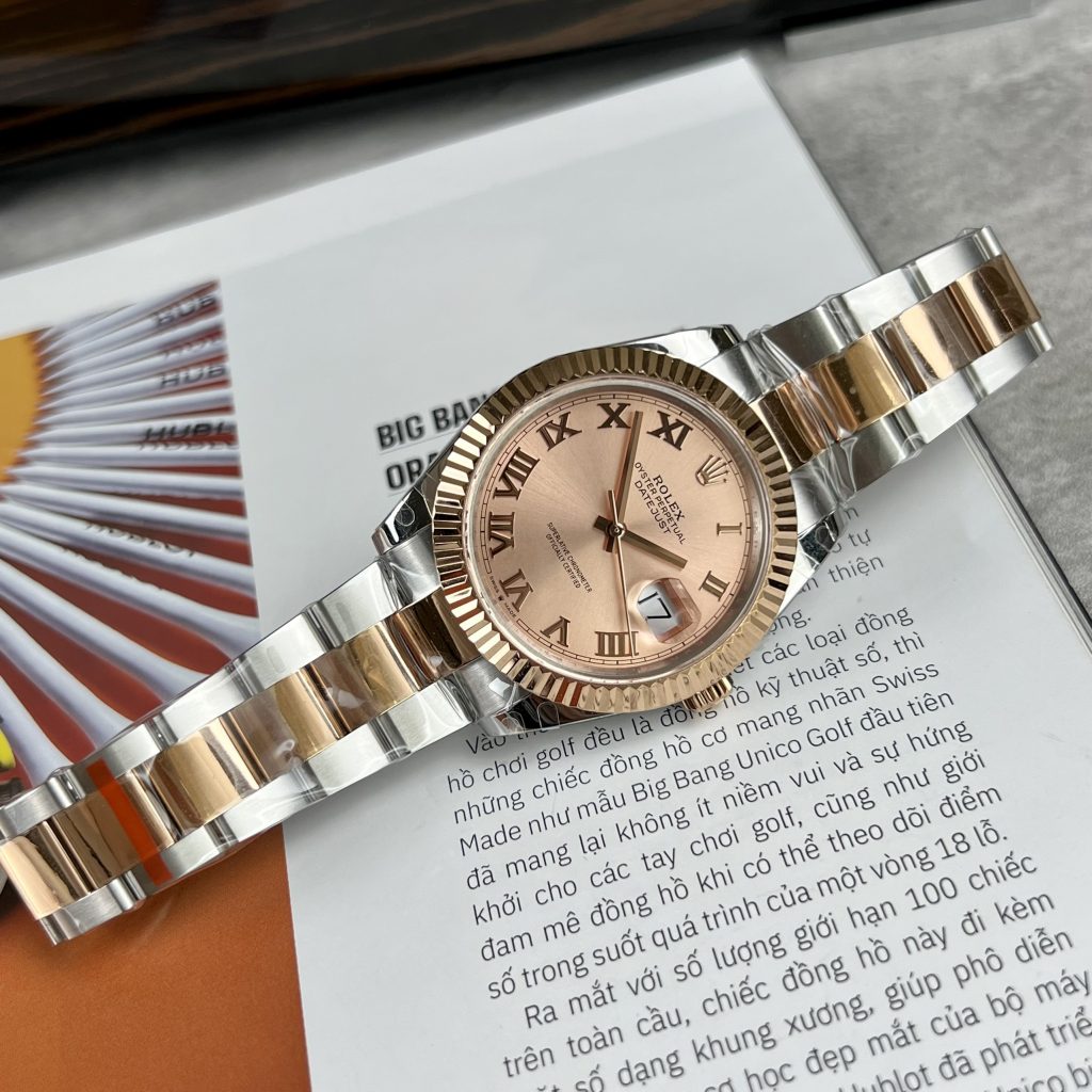 Đồng hồ Rolex DateJust nam dây Oyster Replica 11 41mm (2)