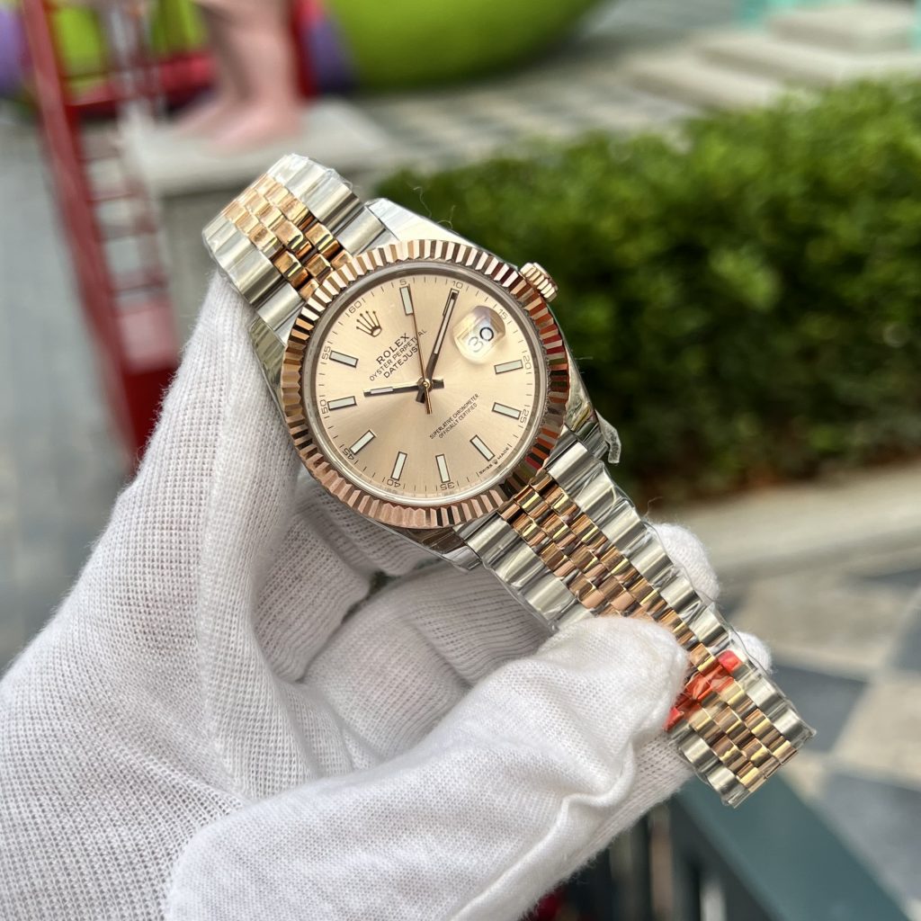 Đồng hồ Rolex DateJust nam dây kim loại Rep 11 EW Factory 41mm (2)